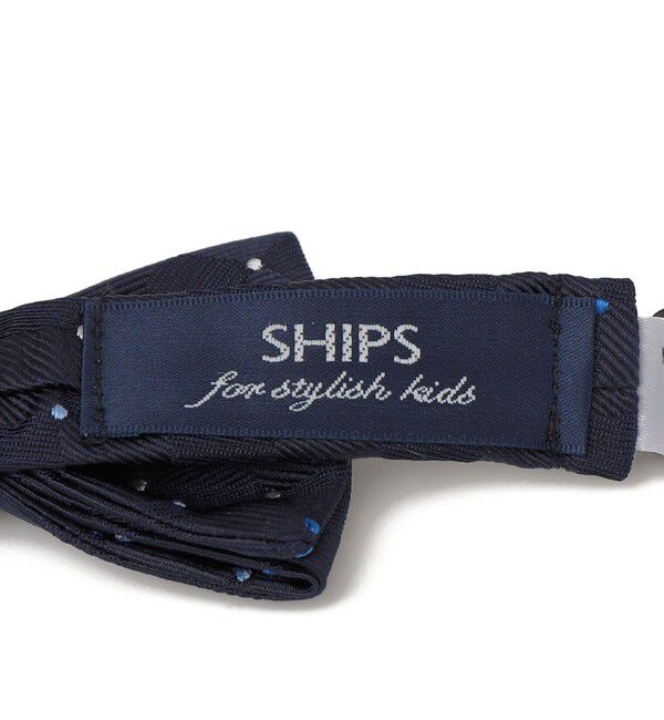SHIPS KIDS「SHIPS KIDS:セレモニー ドット柄 蝶ネクタイ」|ネクタイ・蝶ネクタイ|