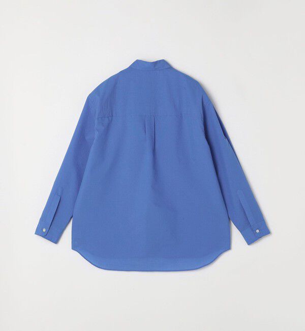 SHIPS any「SHIPS any: JAPAN MADE ブルー ストライプ/ソリッド レギュラーカラー シャツ◇」|シャツ・ブラウス|