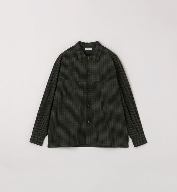 SHIPS any「SHIPS any:〈洗濯機可能〉マイクロ チェック リング スナップボタン コーチ シャツ◇」|シャツ・ブラウス|