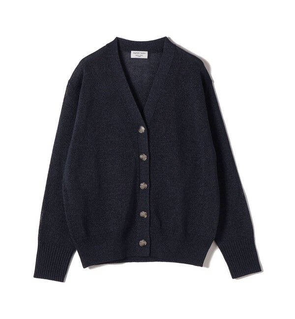 SHIPS for women「〈手洗い可能〉ブライト ペーパー Vネック ニット カーディガン」|カーディガン|
