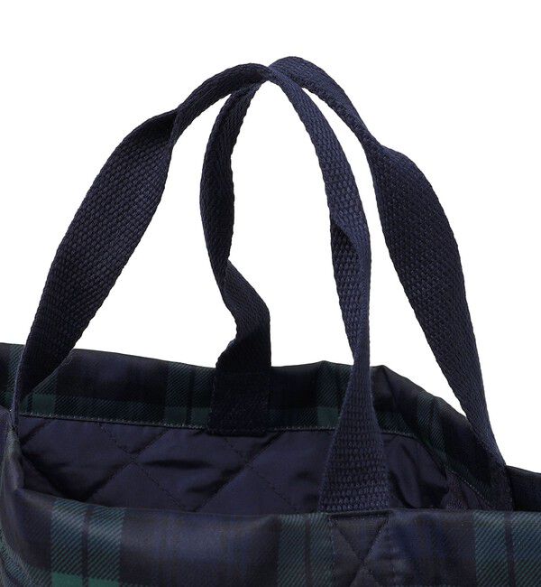 SHIPS Colors 「SHIPS Colors:〈洗濯機可能〉チェック キルティング レッスン バッグ◇」|トートバッグ|