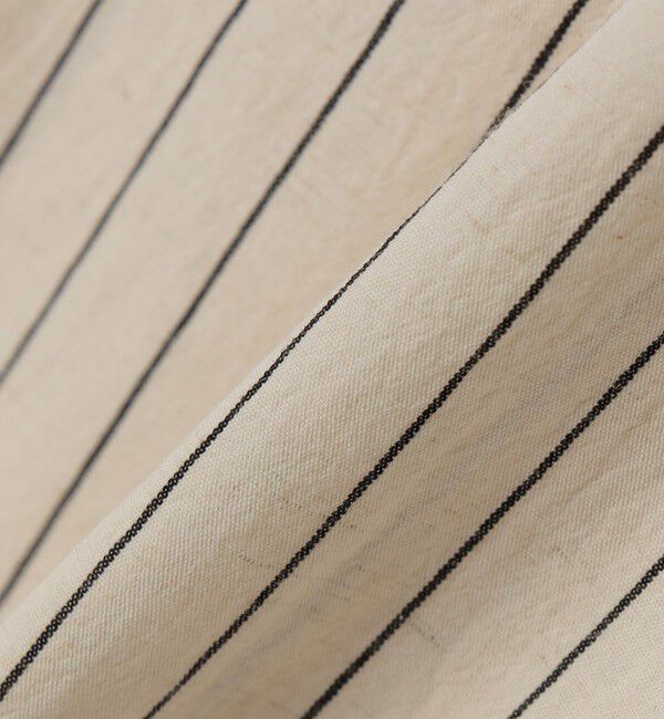 SHIPS any「SHIPS any:〈洗濯機可能〉コットン/リネン ストライプ バンドカラー シャツ 26SS◇」|シャツ・ブラウス|