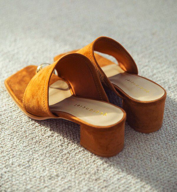 quaranciel「quaranciel: トゥリング メタル ヒール サンダル」|サンダル|