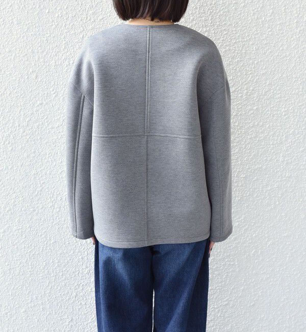 SHIPS Colors 「SHIPS Colors:〈手洗い可能〉ダンボール ノーカラー コート」|ノーカラーコート|