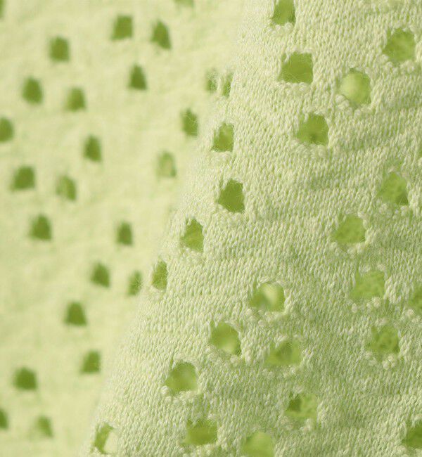 SHIPS for women「〈手洗い可能〉アイレット ショート スリーブ プルオーバー」|Tシャツ・カットソー|