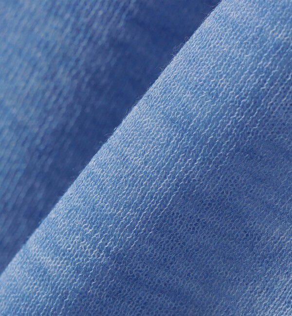 SHIPS for women「《一部追加予約》〈手洗い可能〉麻混 シアー Vネック カーディガン」|カーディガン|