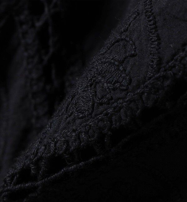 SHIPS for women「〈手洗い可能〉オープン ワーク レース 刺繍 ベスト」|ベスト・ジレ|