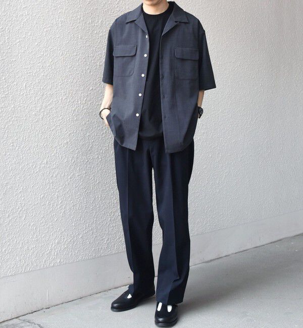 SHIPS any「SHIPS any:〈通気性/遮熱/吸水速乾〉CALCULO(R) サマー トロピカル ポケット シャツ(セットアップ対応)◆」|シャツ・ブラウス|