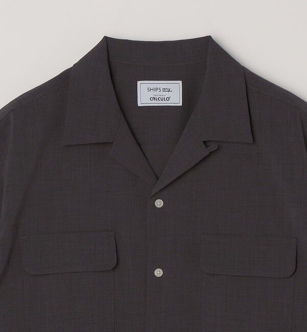 SHIPS any「SHIPS any:〈通気性/遮熱/吸水速乾〉CALCULO(R) サマー トロピカル ポケット シャツ(セットアップ対応)◆」|シャツ・ブラウス|