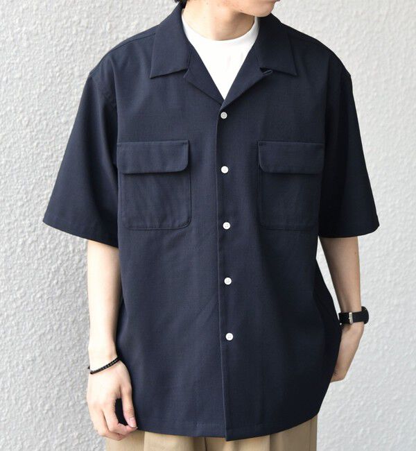 SHIPS any「SHIPS any:〈通気性/遮熱/吸水速乾〉CALCULO(R) サマー トロピカル ポケット シャツ(セットアップ対応)◆」|シャツ・ブラウス|