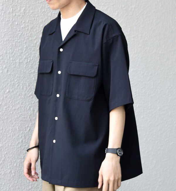 SHIPS any「SHIPS any:〈通気性/遮熱/吸水速乾〉CALCULO(R) サマー トロピカル ポケット シャツ(セットアップ対応)◆」|シャツ・ブラウス|