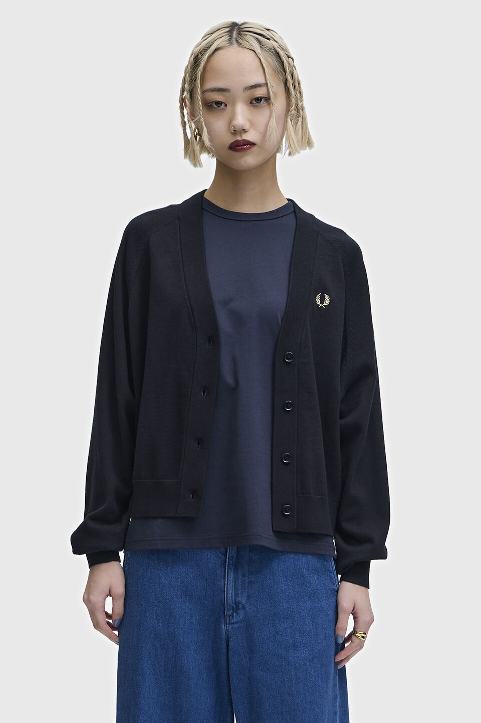 FRED PERRY 「V-Neck Cardigan」|カーディガン|