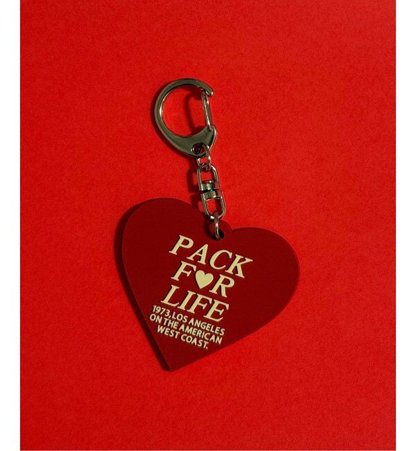 OUTDOOR PRODUCTS Usual Things「ラバー HEART KEY HOLDER」|キーケース|レッド