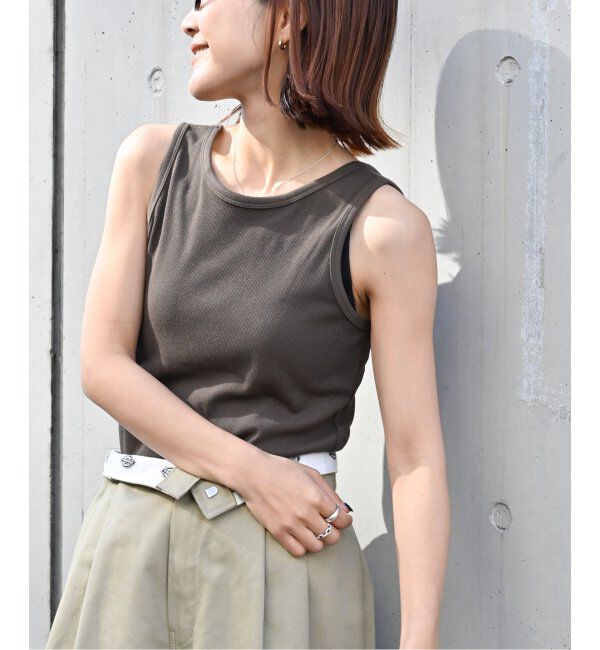 OUTDOOR PRODUCTS Usual Things「追加2 シグネチャー前後2WAYタンク」|タンクトップ|ブラウン