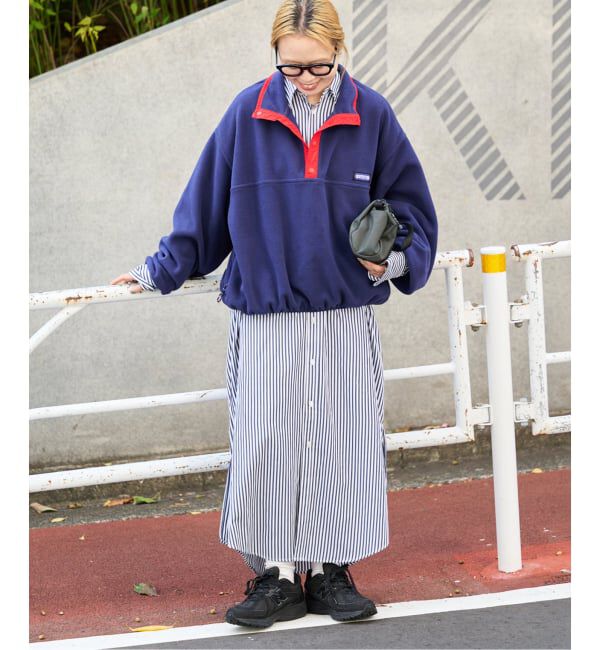 OUTDOOR PRODUCTS Usual Things「コットンポリエステルロンストシャツワンピース」|ワンピース|