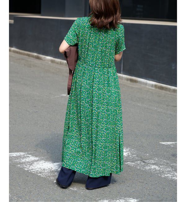 OUTDOOR PRODUCTS Usual Things「フラワープリント開襟ワンピース」|ワンピース|