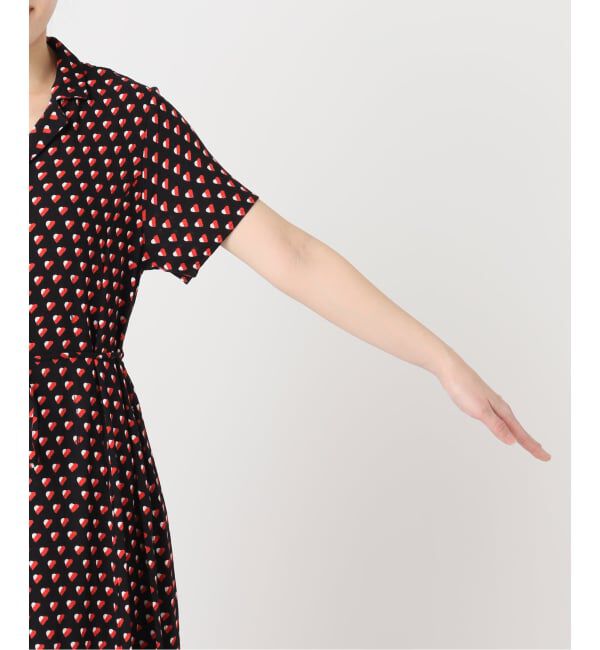 OUTDOOR PRODUCTS Usual Things「フラワープリント開襟ワンピース」|ワンピース|