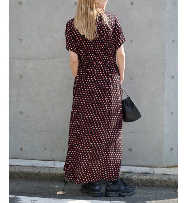 OUTDOOR PRODUCTS Usual Things「フラワープリント開襟ワンピース」|ワンピース|