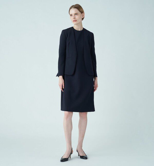 Ballsey「ドライダブルクロス ノーカラージャケット」|ノーカラージャケット|