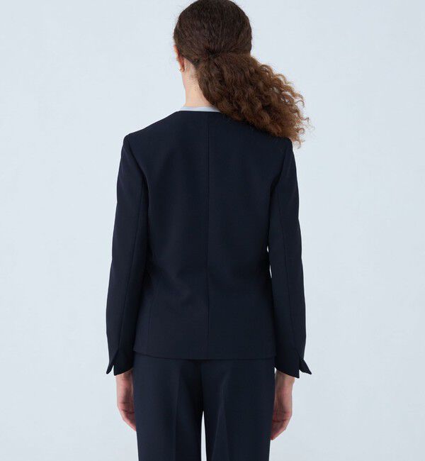 Ballsey「ドライダブルクロス ノーカラージャケット」|ノーカラージャケット|