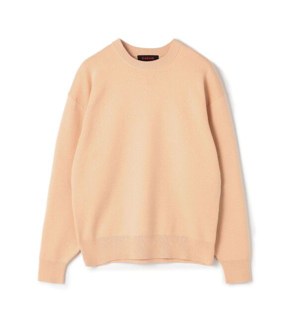 CABaN「CABaN コットンカシミヤ クルーネックプルオーバー」|ニット・セーター|43 ベージュ
