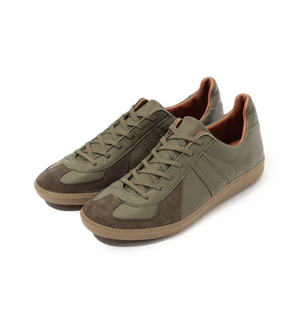 TOMORROWLAND GOODS「REPRODUCTION OF FOUND ジャーマンミリタリートレーナー」|スニーカー|57 カーキ