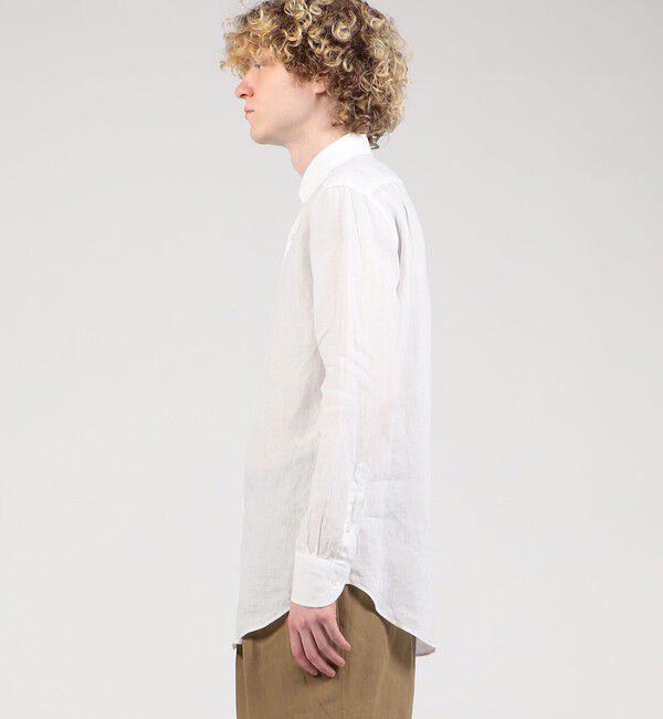 TOMORROWLAND MENS「アイリッシュリネン ボタンダウンシャツ」|シャツ・ブラウス|