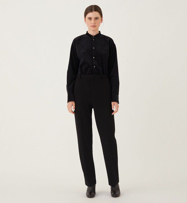 GALERIE VIE「ダスティーレーヨンナイロン シガレットパンツ」|スラックス|