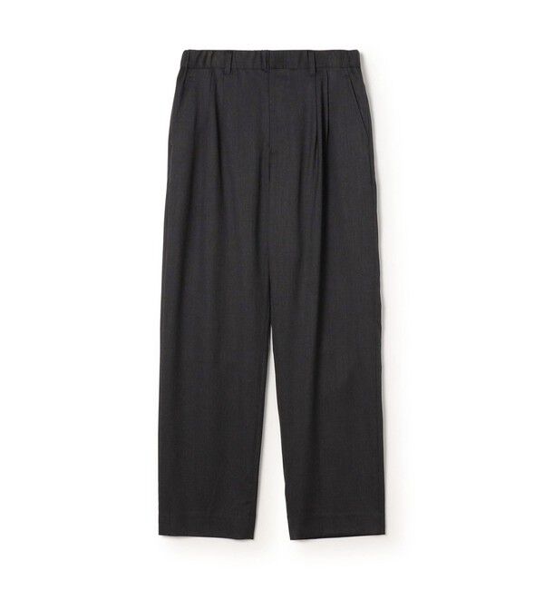 GALERIE VIE「 ウォッシャブルギャバジン タックパンツ」|その他|18 ブラック系