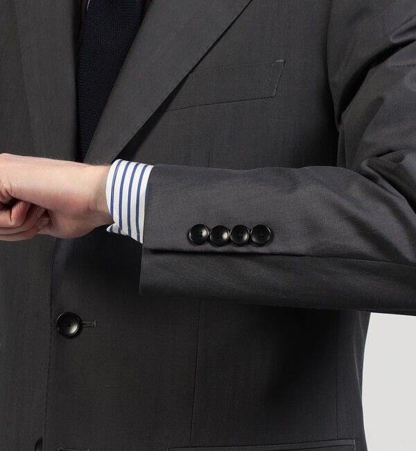 TOMORROWLAND MENS「ウールコットン シングルブレステッド3Bスーツ」|スーツ|