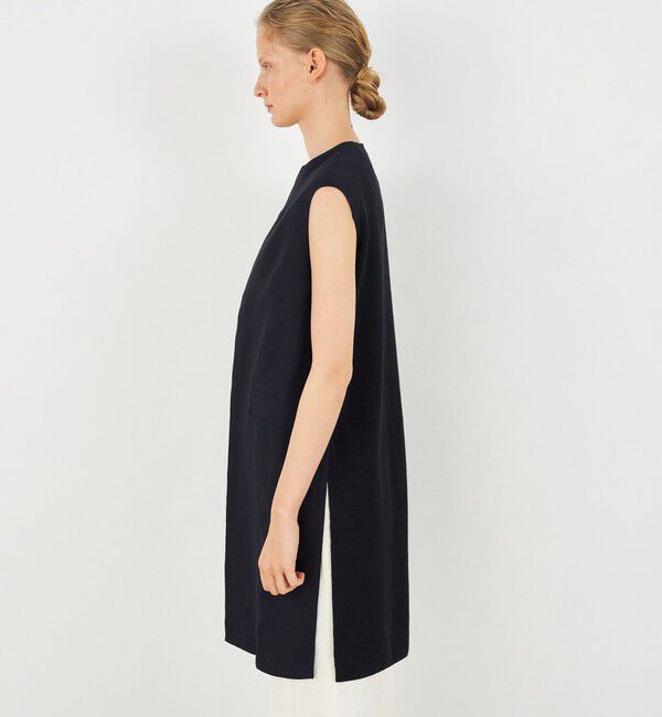 DES PRES「リネンファブリックコンビ ロングジレ」|ベスト・ジレ|