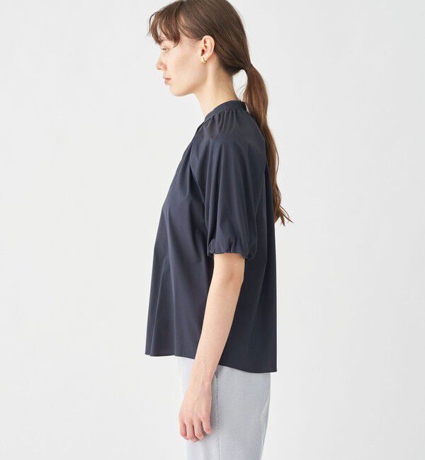 TOMORROWLAND collection「ストレッチブロード パフスリーブブラウス」|シャツ・ブラウス|