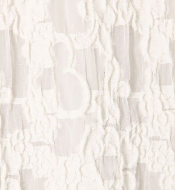 Ballsey「シャーリングジャカード セミマーメイドスカート」|フレア|