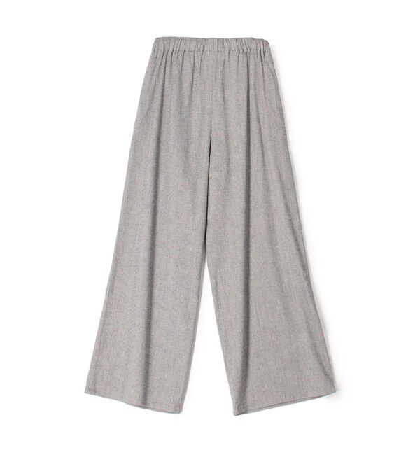 GALERIE VIE「コットンリネンストレッチ イージーワイドパンツ」|その他|18 ブラック系