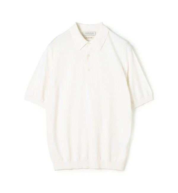 TOMORROWLAND MENS「シルクコットン ニットポロシャツ SESIA」|ニット・セーター|11 ホワイト