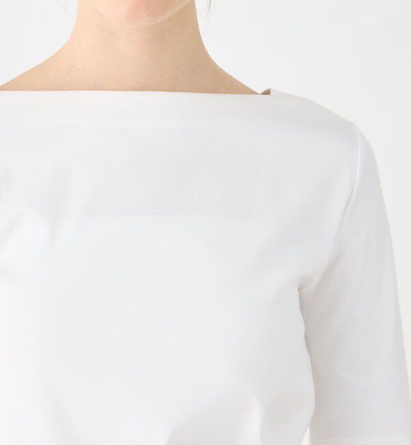 Ballsey「スビンコットンスムース ボートネックプルオーバー」|Tシャツ・カットソー|