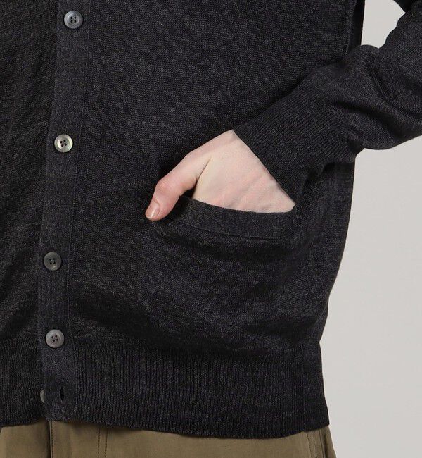 TOMORROWLAND MENS「TOMORROWLAND tricot ティントリネン Vネックカーディガン」|カーディガン|