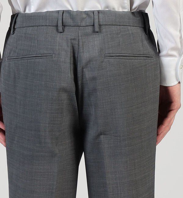 TOMORROWLAND MENS「Super120'sウールポリエステル 1プリーツイージースラックス」|スラックス|