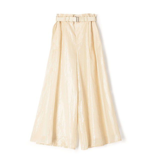 GALERIE VIE「ボイルワッシャー ワイドパンツ」|その他|11 ホワイト