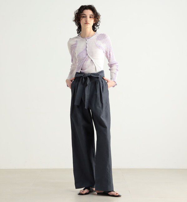 BACCA「タイダイコットン ショートカーディガン」|Tシャツ・カットソー|