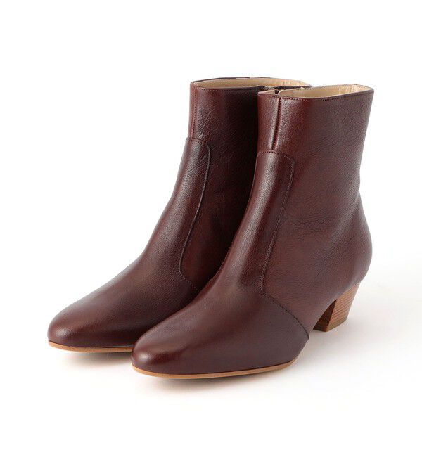 TOMORROWLAND GOODS「JAMIE HALLER THE BEATNIK ショートブーツ」|ショートブーツ|49 ダークブラウン