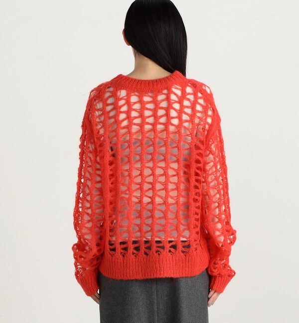 Edition「ベビーアルパカ クルーネックニットプルオーバー」|ニット・セーター|