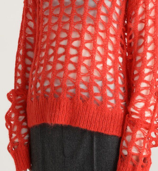 Edition「ベビーアルパカ クルーネックニットプルオーバー」|ニット・セーター|