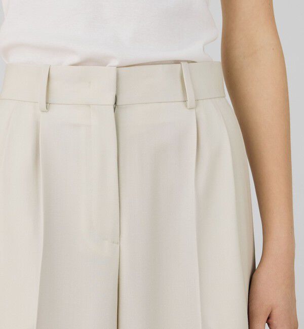 DES PRES「ハイツイストギャバジン タックパンツ」|スラックス|