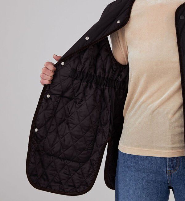 MACPHEE「キルティング クルーネックジレ」|ダウンベスト・ベスト|