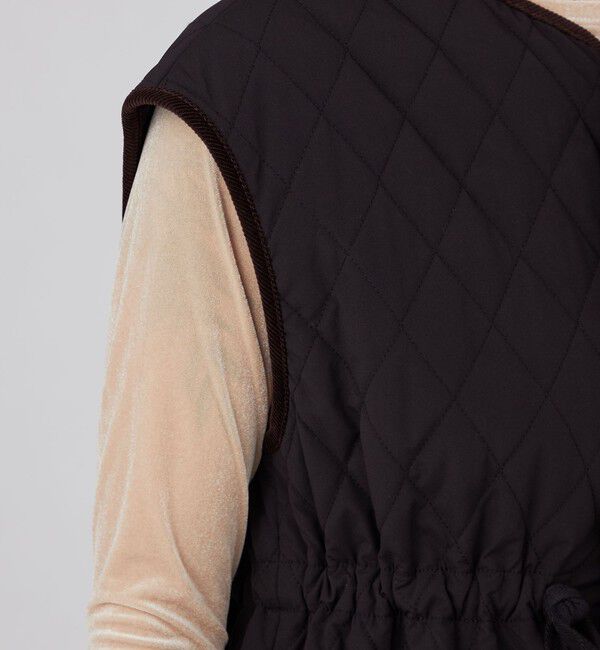 MACPHEE「キルティング クルーネックジレ」|ダウンベスト・ベスト|