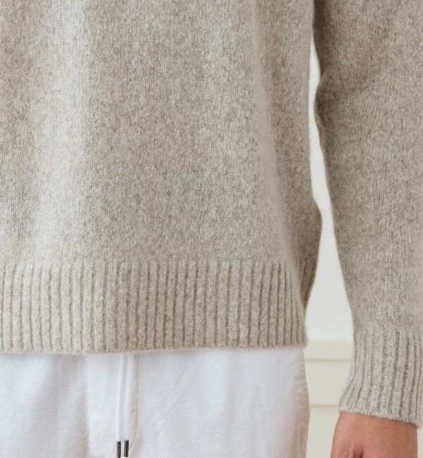 JAMES PERSE「ライトテクスチャードカシミヤ ラグランスリーブプルオーバー MLTC3705」|ニット・セーター|