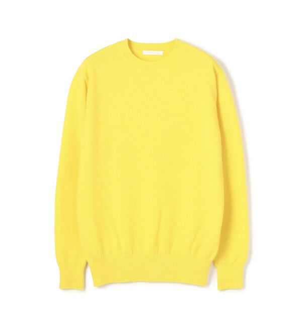 GALERIE VIE「バルキーカシミヤ クルーネックプルオーバー」|ニット・セーター|23 イエロー