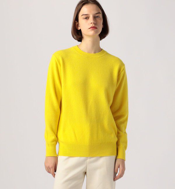 GALERIE VIE「バルキーカシミヤ クルーネックプルオーバー」|ニット・セーター|