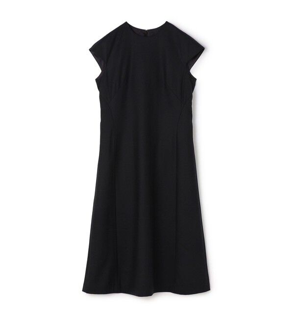 TOMORROWLAND collection「スーパーウールウィーヴ キャップスリーブワンピース」|ワンピース|69 ネイビー